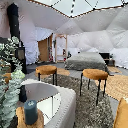 Lüks kamp alanı Storjord Glamping *